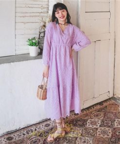 マキシ | ワンピース レディース 夏 秋 ロング丈 長袖 パーティー 大人 レース エレガント きれいめ 大人 おしゃれ お呼ばれ 可愛い お出かけ 日常デート 通勤 オフィス