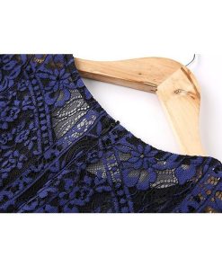 レースワンピース | ひざ丈ワンピ フレアワンピース レディース 大きいサイズ 膝丈ワンピース 7分袖 パーティー 二次会 上品 女性の自然なしなやかさと美しさ 通勤