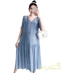 ワンピース | マタニティ ママ服 シフォン マキシレディース 産前 産後 マタニティ服 薄手 無地 マタニティウェア キレイめ お出かけ