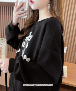 パーカー | スウェット トレーナー トップス 長袖 クルーネック 丸首 裏毛 ゆったり レディース 訳あり 送料無料 韓国 秋冬 おしゃれ 大きいサイズ トップス