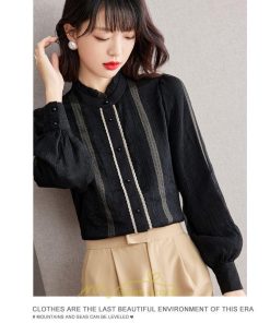 シャツ・ブラウス | ブラウス シャツ レディース 40代 上品 ブラウス きれいめ 通勤 OL ビジネス ゆったり 可愛い カジュアル 秋服 オフィス キレイめ レース 20代30代50代