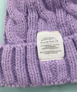ニット帽 | ケーブル編み ニット帽子 レディース秋冬