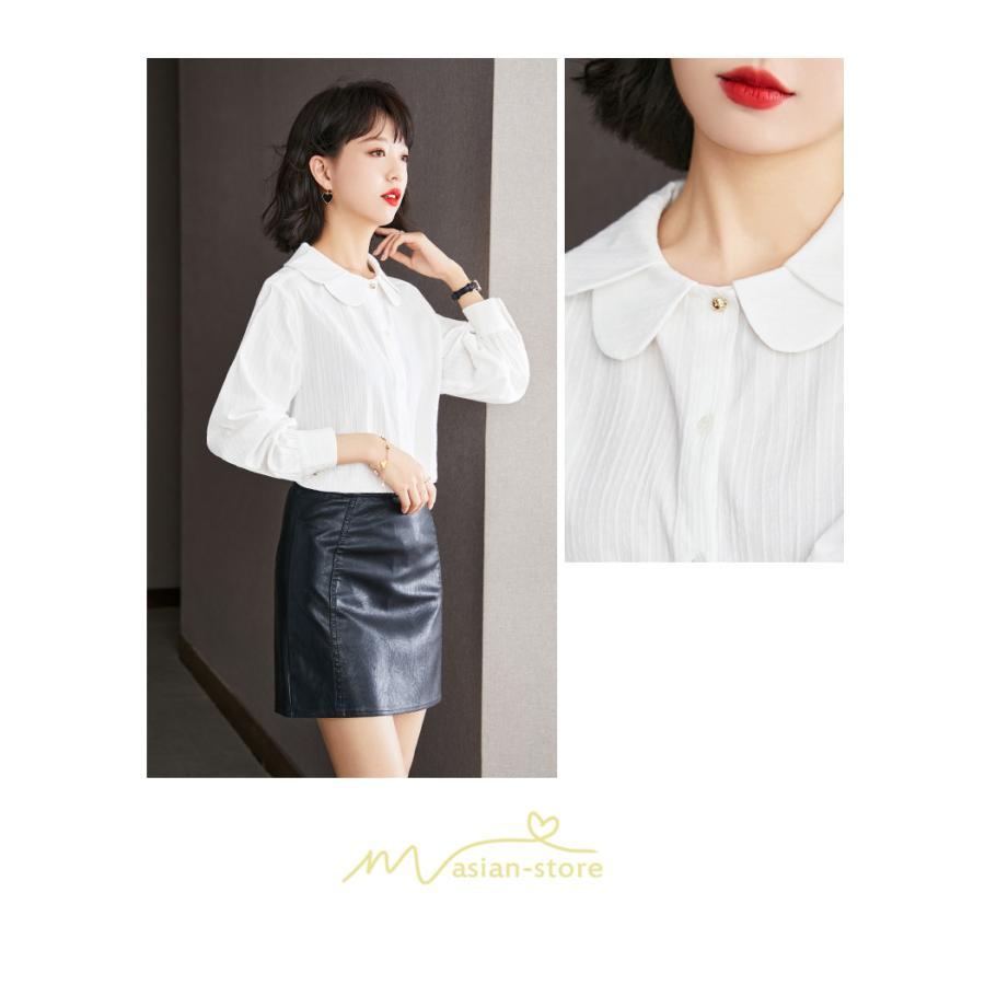 シャツ・ブラウス | ブラウス レディース オフィス 白 フォーマル 長袖 おしゃれ シャツ カジュアル 制服 レギュラー 就職活動 通勤 リクルート 高級感 面接 お仕事