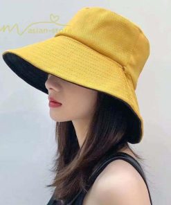レディース | 帽子 春　夏 Uv 折りたたみ 大きいサイズ つば広 ひも UVカット帽子 風で飛ばない 自転車　サファリ 無地 リバーシブル アウター お出かけ ハット