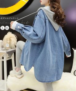 ジャケット・ブルゾン | フード付き デニムジャケットレディース