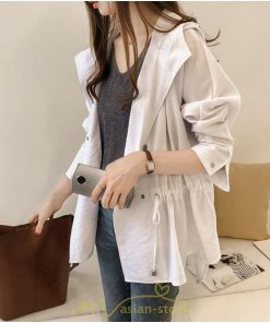 コート・ジャケット | ジャケット レディース 春 50代 40代 30代 20代 秋 カジュアル フード付き 春秋コート ロングコート 無地 コート コーデ 長袖 秋服 お洒落 秋 ロング丈