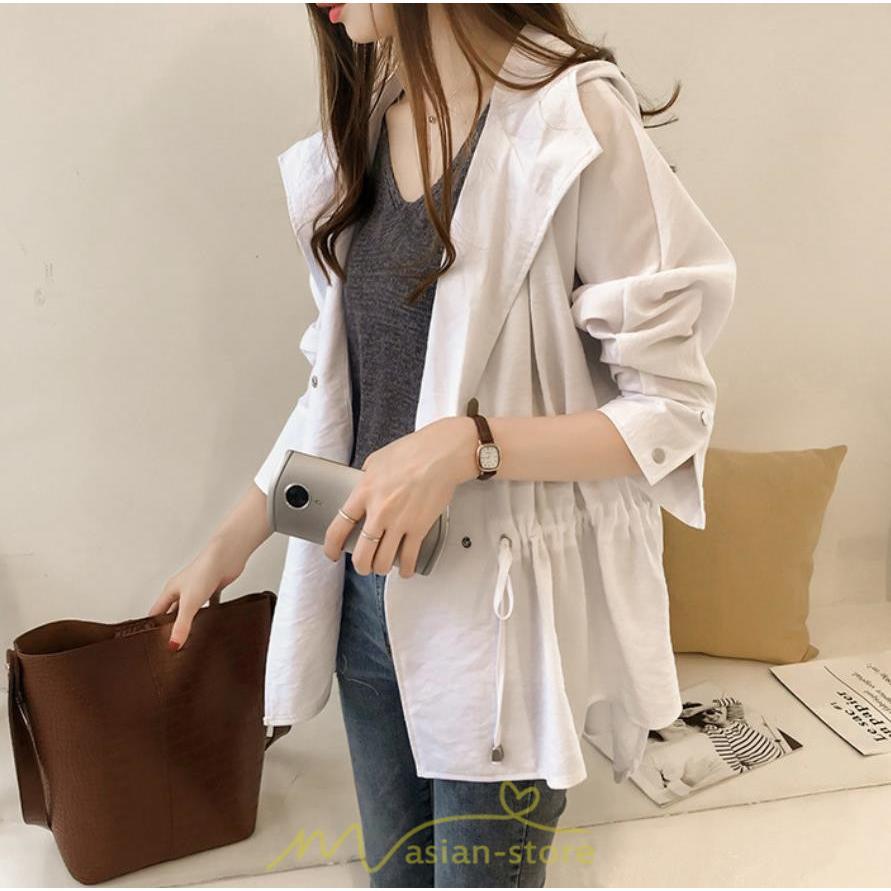 コート・ジャケット | ジャケット レディース 春 50代 40代 30代 20代 秋 カジュアル フード付き 春秋コート ロングコート 無地 コート コーデ 長袖 秋服 お洒落 秋 ロング丈