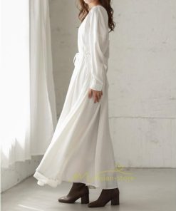 マキシ | 長袖ワンピース 秋物 レディース フレアワンピース ロングワンピース Aラインワンピース 30代40代 大人 揺れる ダンス 二次会 発表会 50代60代 お出かけ