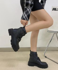 ショートブーツ | 厚底 レディース 美脚