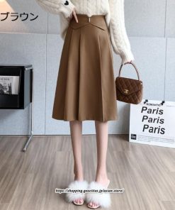 スカート | 膝丈 ひざ丈 秋冬新作 ミモレ丈  Aライン キレイめ 着痩せ 2022新作 通勤 通学 20代 30代 50代 秋服A 大人フェミニン 40代 ナチュラル