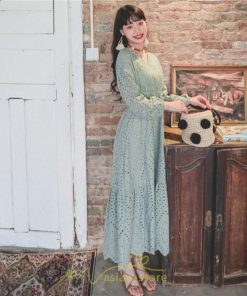 マキシ | ワンピース レディース 夏 秋 ロング丈 長袖 パーティー 大人 レース エレガント きれいめ 大人 おしゃれ お呼ばれ 可愛い お出かけ 日常デート 通勤 オフィス