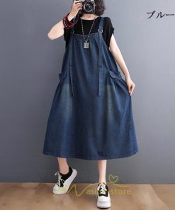 オーバーオール サロペット | デニム サロペット スカート オーバーオール ジャンパースカート レディース ワンピース 春 夏 秋 冬 20代 30代 大きいサイズ おしゃれ 40代 50代