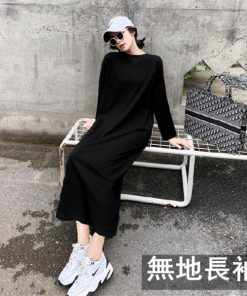 マキシ | ワンピース 半袖 長袖 レディース 秋物 夏服 Tシャツワンピース ロングTシャツ ミモレ丈 五分袖 ルームウェア 20代30代40代 ロングワンピース ストレート