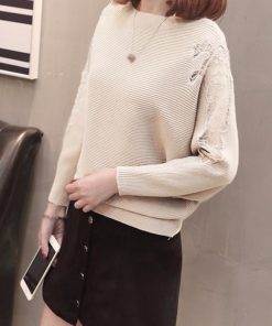 ニット・セーター | ドルマンニットトップス ボートネック上品