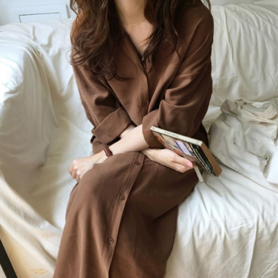 シャツワンピース | レディース 長袖 カーデ