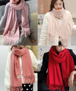 マフラー | ストール 大判 カシミヤタッチ