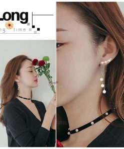 その他アクセサリー | 大ぶり 人気 揺れる ロング ジュエリー アクセサリー レディース ピアス ピアス チェーン フェイクパール ピアス