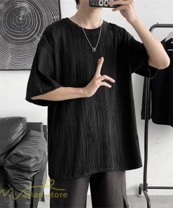 Tシャツ | Tシャツ メンズ カットソー 半袖丸首 シンプル ストライプ 夏新作 カッコウイイ メンズスタイル 上品 半袖 白 カジュアル 黒 クルーネック