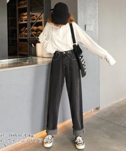 デニム | ストレートデニムパンツ レディース 韓国