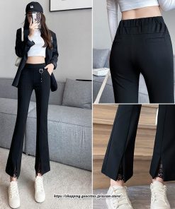 チノ・テーパード・ジョガー・スキニーパン | パンツ レディース フレアパンツ 9分丈 カジュアル フレアパンツ ハイウエスト スキニーパンツ トレンド かわいい お出かけ おしゃれ 送料無料 デイリー デート