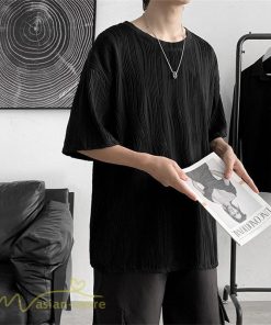 Tシャツ | Tシャツ メンズ カットソー 半袖丸首 シンプル ストライプ 夏新作 カッコウイイ メンズスタイル 上品 半袖 白 カジュアル 黒 クルーネック