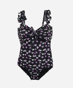 ビキニ | ワンピース水着レディースフリルショルダー