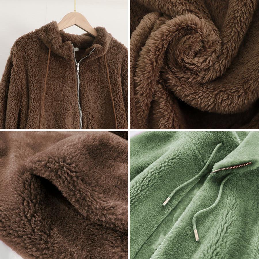 ジャケット・ブルゾン | ボアジャケット レディース 起毛ブルゾン