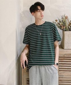 Tシャツ | カットソー メンズ 半袖 ボーダー メンズトップス 新作 夏服 サマークルーネック カジュアル 大きいサイズ 20代 40代 シンプル 30代