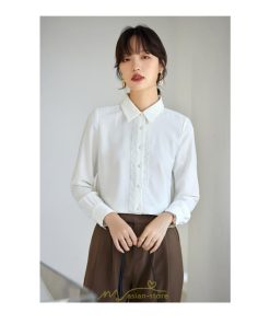 シャツ・ブラウス | ブラウス レディース 長袖 50代 白 シャツ ゆったり トップス きれいめ フォーマル 上品 フェミニン 青 高品質 40代 OL 通勤 フォーマル 20代 30代