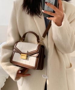 ショルダーバッグ | クロコ型押し 韓国風