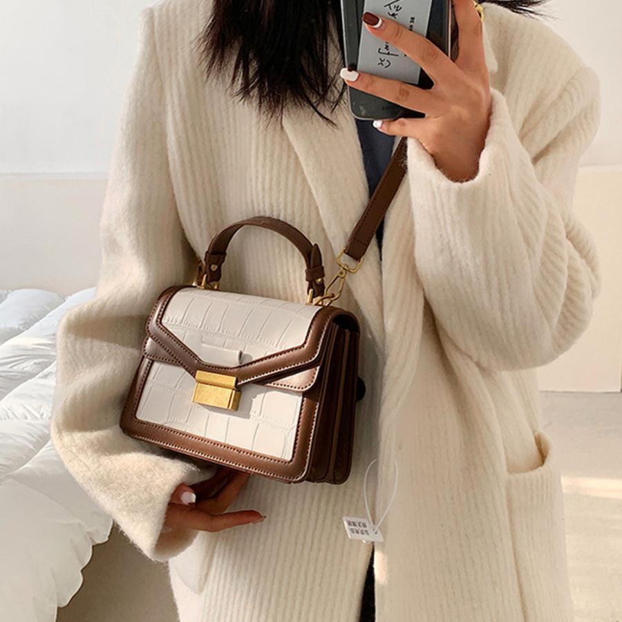 ショルダーバッグ | クロコ型押し 韓国風