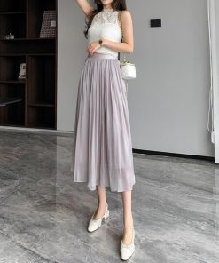 フレアスカート | キャザー ロングスカート