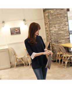 ｔシャツ・カットソー | トップス レディースTシャツ 大きいサイズ ゆったり シャツ 春夏 カジュアル 20代 30代 ビックティーシャツ カットソーTシャツ 丸首 7分袖 トレンド レース