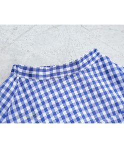 スカート | ロング夏新作 フレア切り替え チェック柄 20代30代 大人 40代50代 可愛い 60代 ゆったり 広い裾 ウエストゴム 6色 春 ダンス舞台 綿 春夏 秋