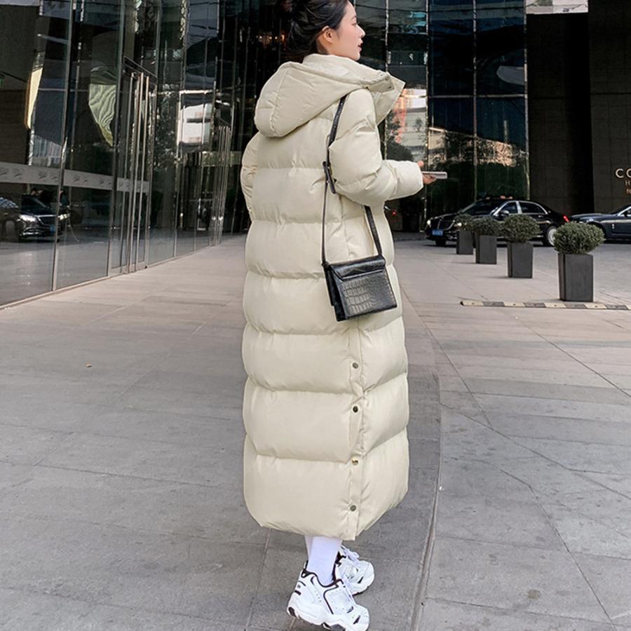 トレンチコート | フード付きキルティングコート レディース