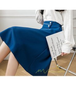 スカート | ロング丈 レデース 秋 冬  Aラインハイウエスト 体型カバー お洒落 通勤 OL 上品 20代 30代 40代 秋服 ビジネス 2021作 カジュアル 着痩せ