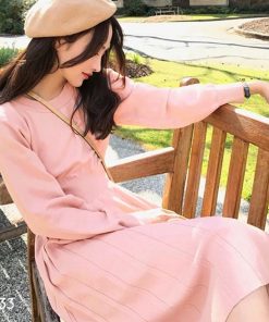 ワンピース | ニットプリーツワンピースレディースニット