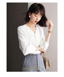 シャツ・ブラウス | ブラウス シャツ レディース 秋 冬 長袖 トップス 羽織り 上品 40代 30代 20代 おしゃれ キレイめ 可愛い 着痩せ お出かけ 旅行 上品 お出かけ オシャレ