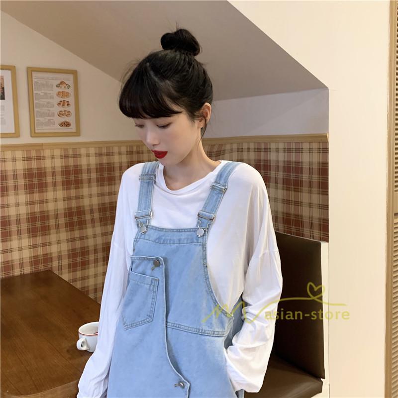 オーバーオール サロペット | レディース レディス ボトムス ジャンバースカート サロペット ロング丈 無地 20代 30代 40代 50代 上品 デニムワンピース オールインワン 体型カバー デニム