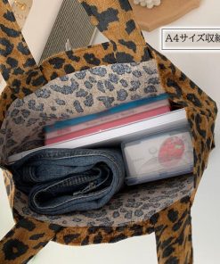 トートバッグ | ヒョウ柄 大容量レディース