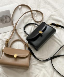 ショルダーバッグ | レトロショルダーバッグPUレザー2way