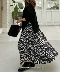 マキシ | ドッキングワンピース 長袖ワンピース 秋ワンピース 切替 フレアワンピース Aライン ロングワンピース レイヤード風 ライトスウェット Tシャツ切り替え