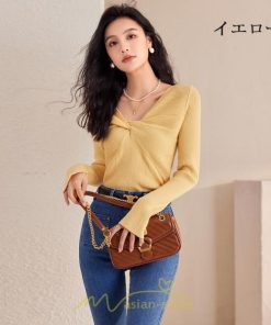 シャツ・ブラウス | ニットシャツ 長袖 ゆったり シャツ ブラウス トップス 体型カバー レディース 春秋 シンプル 秋 冬 あったか キレイめ オシャレ カジュアル 通学 着痩せ 通勤