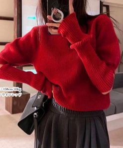 ニット・セーター | アームウォーマー ニットトップス 韓国風