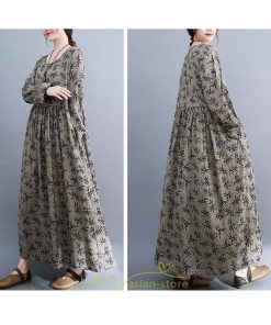 マキシ | ロングワンピース 大きいサイズ レディース  緑 灰色 細見え 着痩せ 美シルエット セクシー 女子力 トレンド 女子 大人 体型カバー 海外セレブ ぽっちゃり 花柄