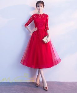 大人 | パーティードレス ワンピース 結婚式 ドレス レディース フォーマル エレガント 20代 30代 40代 50代 ミセス 上品 服装 袖あり 披露宴 上品 女性 成人式 二次会