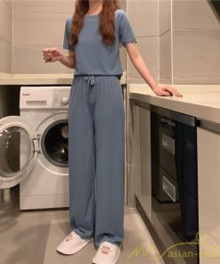 パジャマ ルームウェア | パジャマ レディース 夏 半袖 ルームウェア 涼しい 部屋着 ナイトウェア 寝間着 上下セット 薄手パジャマ 柔らかく軽い薄手の快適Tシャツパジャマ 部屋着