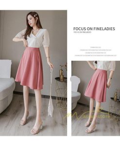 スカート | 膝丈 春秋 無地 フレアレディース ミディアム丈 ペンシルミモレ 黒 大人 20代 30代 40代 上品 OL エレガント 母 ママ