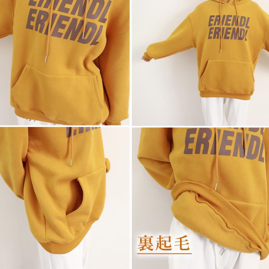 パーカ | パーカー レディース裏起毛ロゴスウェット