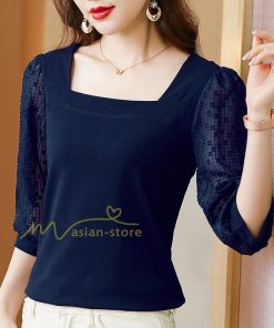 ｔシャツ・カットソー | Tシャツ レディース トップス 春夏 カットソー 半袖 五分袖 シフォンシャツ おしゃれ カジュアル シンプル コットン 夏服 綿 エレガント 着痩せ 30代40代50代